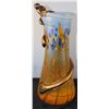 Image 2 : ART GLASS VASE "PERFECT LOVE" SIGNED  "GABRIEL" - APPROX. 10" TALL