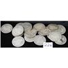 Image 1 : 20 BARBER HALF DOLLARS FROM  SAFE DEPOSIT -  MIXED DATES AND MINTS - SOLD PER COIN TIMES  20