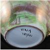 Image 3 : LARGE VINTAGE ITALIAN FIGURAL VASE WITH MAN  AND WOMAN FIGURES ON FRONT - SIGNED "ITALY"  383/682 - 
