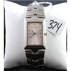 MANS KENNETH COLE WRISTWATCH - NEW YORK -  RUNNING FINE!