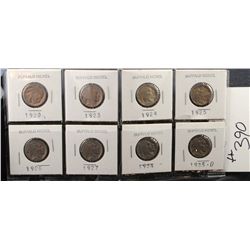 8 BUFFALO NICKELS FROM SAFE DEPOSIT