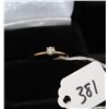 Image 1 : WOMENS 14K YELLOW GOLD DIAMOND RING WITH ONE APPROX. .25CT ROUND FULL CUT DIAMOND - APPRAISED RETAIL
