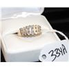 Image 1 : CHANNEL SET DIAMOND RING WITH 21 ROUND CHANNEL SET DIAMONDS SET IN 10K YELLOW GOLD RING - WEIGHS 4.0