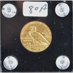 1915 $5 INDIAN GOLD COIN FROM SAFE DEPOSIT (THE VERY LOWEST GRADED IN COIN WORLD IS $540.00)