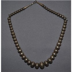 NAVAJO SILVER NECKLACE
