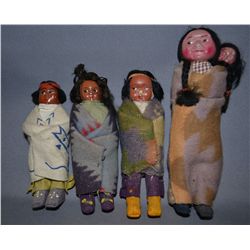 COLLECTION OF SKOOKUM DOLLS