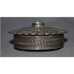 NAVAJO SILVER PILLBOX
