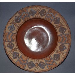 STONEWARE POTTERY PLATE