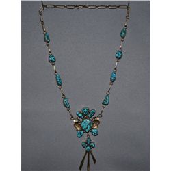 NAVAJO SILVER NECKLACE