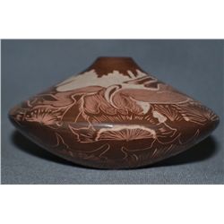 SANTA CLARA POTTERY VASE