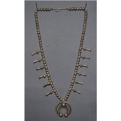 NAVAJO SQUASH BLOSSOM NECKLACE