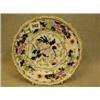Image 1 : Graingers Worcester plate with blue and gilt floral decoration, repaired chip to reverse £40 - 60...