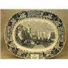 Image 1 : Large Imperial stoneware meat plate 20" diameter, depicting Windsor Castle, two face chips £80 -...