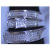 Image 1 : 34.90 CTW 10K WHITE GOLD DIAMOND ENGAGEMENT RING