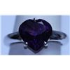 Image 1 : 18.35 CTW AMETHYST RING .925 STERLING SILVER