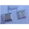 Image 1 : 7.8 CTW 10K WHITE GOLD DIAMOND EARRING