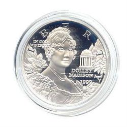 US Commemorative Dollar Proof 1999-P Dolly Madison