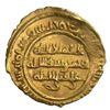 Image 1 : FATIMID: al-Zahir, 1021-1036, AV 1/4 dinar (0.98g), Siqilliya, AH421