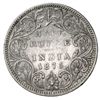 Image 2 : BRITISH INDIA: Victoria, Queen, 1837-1876, AR 1/2 rupee, 1875(b)