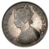 Image 1 : BRITISH INDIA: Victoria, Empress, 1876-1901, AR 1/2 rupee, 1897-C
