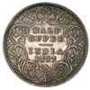 Image 2 : BRITISH INDIA: Victoria, Empress, 1876-1901, AR 1/2 rupee, 1897-C