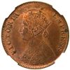 Image 1 : BRITISH INDIA: Victoria, Empress, 1876-1901, AE 1/4 anna, 1897(c)
