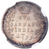 Image 2 : BRITISH INDIA: Edward VII, 1901-1910, AR 2 annas, 1908(c)