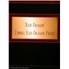 Image 3 : "RED DRAGON" Framed Edible Red Dragon Print Prop