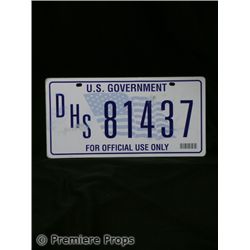 Crossing Over Chris (Sean Penn) License Plate Movie Props
