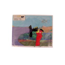 "Flash" Animation Cel with Kid Flash