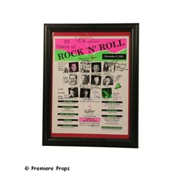 Laughlin Legends of Rock Signed Poster