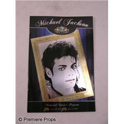 Michael Jackson Memorial Service Program