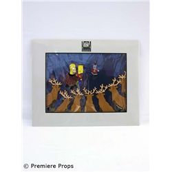 Simpsons Original Hand Painted Cell