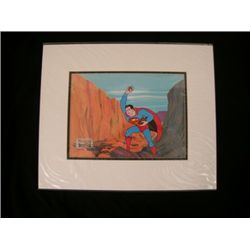 Superman Animation Cel