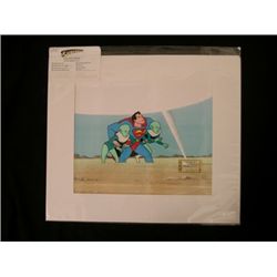 Superman Animation Cel
