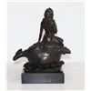 Image 3 : DDSM331 Alluring Mermaid Dish Bronze Sculpture12H x 9 W