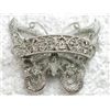 Image 2 : LOVELY BLUE RHINESTONE CRYSTAL BUTTERFLY HAIR CLAW