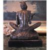 Image 2 : Glorious Bronze Sculpture Seated Native American