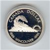 Canada 1986 silver dollar, Vancouver