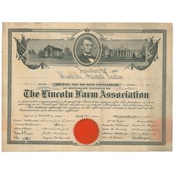 Lincoln Certificate