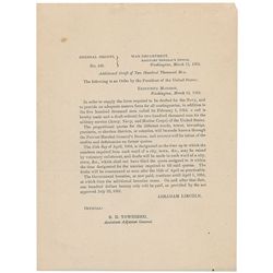 Lincoln General Order