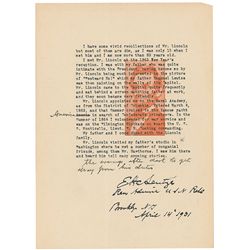 Lincoln Recollection