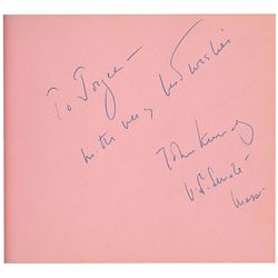 John F. Kennedy and Lyndon B. Johnson