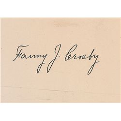 Fanny J. Crosby