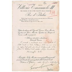 Benito Mussolini and Vittorio Emanuele III