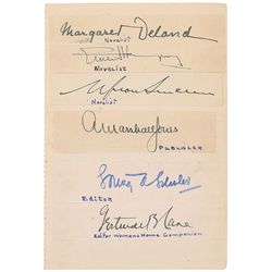 Waterman’s Autograph Book