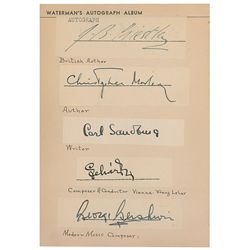 Waterman’s Autograph Book