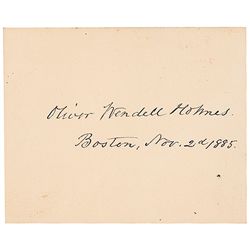 Oliver Wendell Holmes, Sr