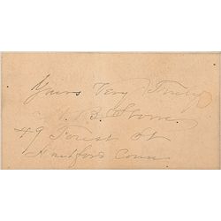 Harriet Beecher Stowe