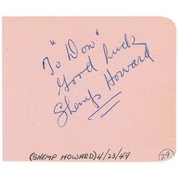 Three Stooges: Shemp Howard